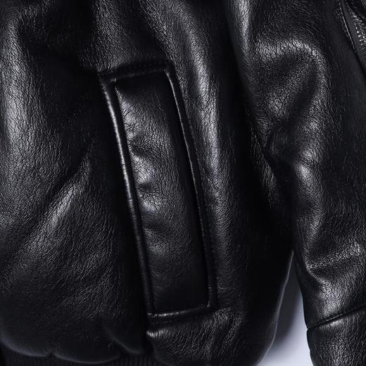 257032SDSA男士秋冬新款痞帅男装复古后背拉链装饰翻领羽绒服外套百搭潮 商品图2