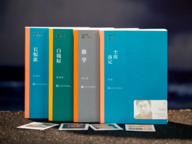 《茅盾文学奖经典作品集》(4册)，赠送：4张人民文学出版社「朝内166」纪念拍立得卡片。