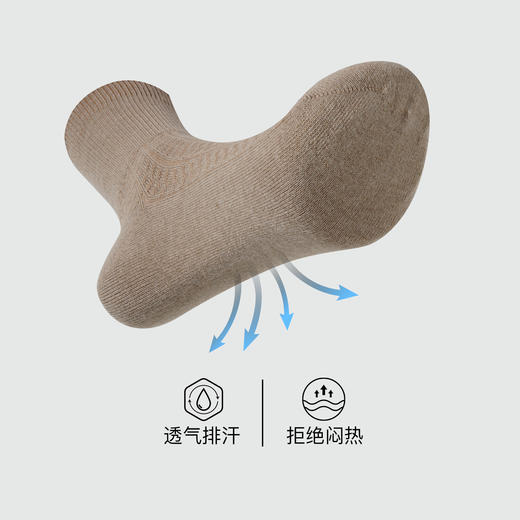 【满3双/24.9元】【秀黛】女士双针提花中筒棉袜女士袜子【1条】S6220602T【门店同款】 商品图2