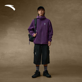 安踏凯里·欧文系列三防功能外套男女防泼水丝光绒茄克172541603
