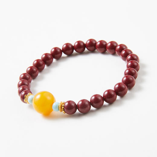 紫砂蜜蜡单圈手串 商品图3