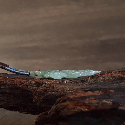 【天然正品】A货翡翠天然无杂裂冰种凤凰造型翡翠（幸福、尊贵）吊坠项链61.8*33.6*6..3MM（皆取最大值）女士131125NJM37 商品图6