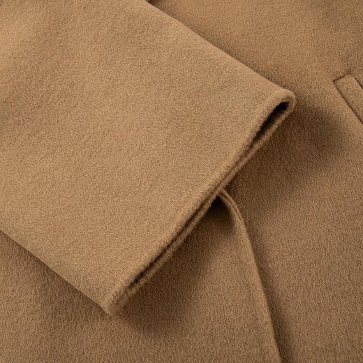 QH949斯尔丽2025新款松弛简约大气商场同款宽松版显瘦长款羊毛大衣 商品图6