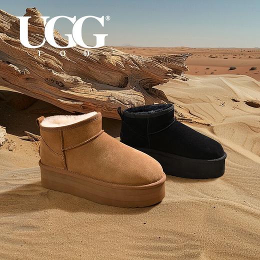 【品牌直发】UGG厚底低筒羊毛雪地靴 AU22YD67 商品图0