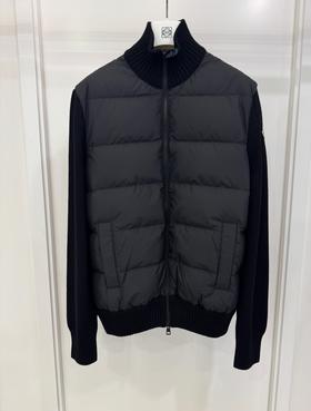 男款拼接羽绒外套he018