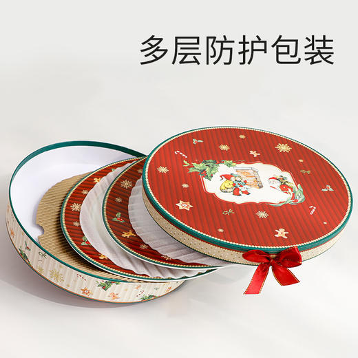 跨境热卖圣诞节高档简约轻奢圣诞陶瓷餐具碗盘蝶套装礼批发 商品图3