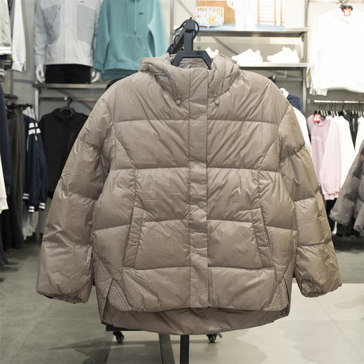 安踏运动羽绒服女2025冬季新款百搭连帽宽松外套上衣162547917 商品图0