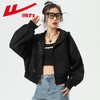 回力短款外套女生春秋厚款2025新款美式开衫小个子连帽卫衣女款 商品缩略图1