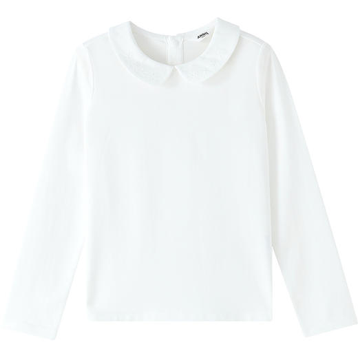 女童翻领长袖针织衫春季新款安奈儿童装EG611575 商品图5