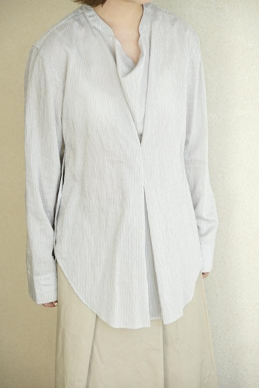 Studio nicholson倒褶开衩衬衣 商品图2