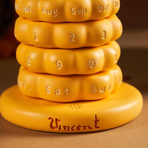 物兮物 致敬大师系列 梵高万年历扭扭摆件 商品图3