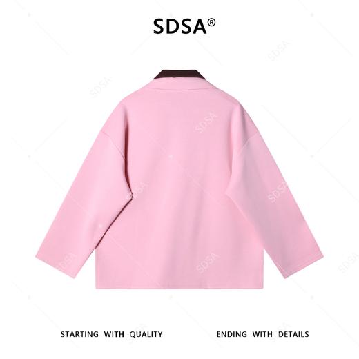 WY1436SDSA男士秋冬新款痞帅男装韩版撞色半拉链翻领卫衣百搭时尚上衣 商品图5