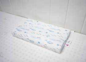 绎生活  儿童好眠眠胶枕 可水洗 可啃咬 枕头水洗硅胶A类硅胶枕  （一只）