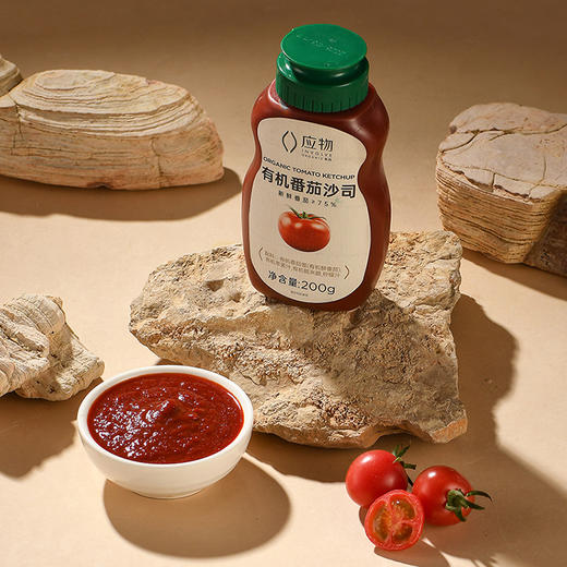 【应物有机番茄沙司调料套组】选用来自有机农场的新鲜番茄，用心熬制  有机果汁代替有机白砂糖，减少蔗糖摄入，口感更加醇厚、浓郁，酸甜适中，满足各年龄段的味蕾需求。呵护宝宝成长 宝妈信赖之选 商品图3