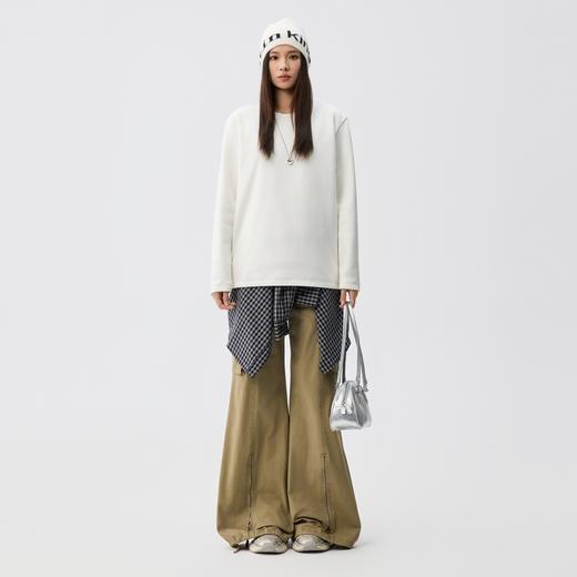 J.S.WANGZI  圆领轻薄鹅绒卫衣 JS5662 90%绒子含量；男女同款，防风领口设计，全方位保暖；不臃肿立体有型； 商品图6