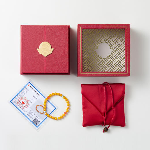 蜜蜡彩色单圈手串 商品图4