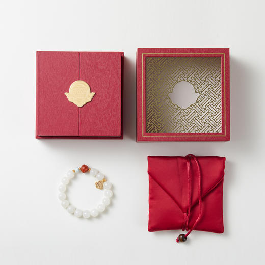 和田玉莲花单圈手串 商品图5