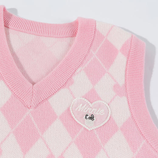 迪士尼女童秋季针织背心套装毛衣套装XD3DT002 商品图7