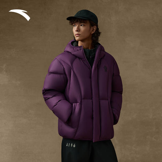 安踏凯里·欧文系列丨潮流面包羽绒服男女款防泼水外套172541910N 商品图2