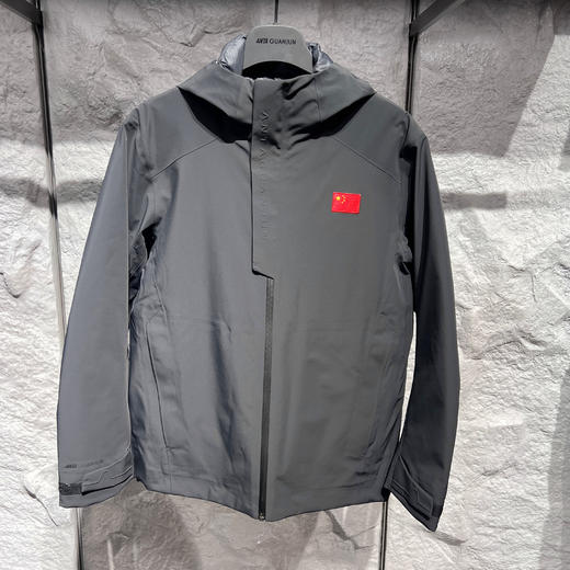 安踏冠军2025冬季男士防泼水冲锋衣轻薄羽绒三合一外套152540622 商品图0