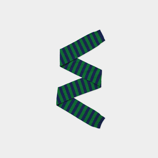 JO GORDON Small Pointelle Stripe Scarf 羊羔毛彩色条纹围巾 商品图4