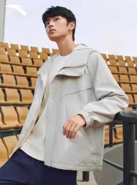 【樊振东同款】安踏运动文化男冬季加厚茄克梭织厚外套152548608