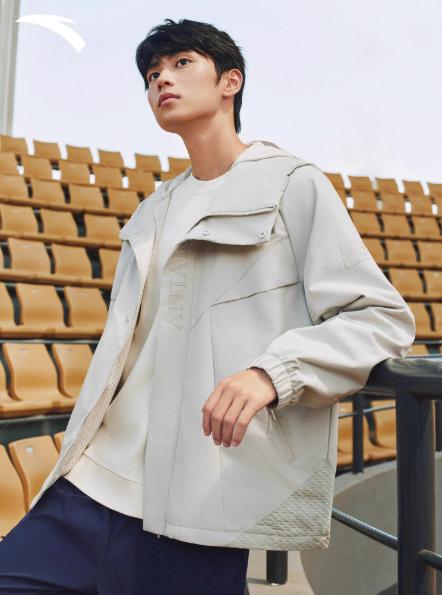 【樊振东同款】安踏运动文化男冬季加厚茄克梭织厚外套152548608 商品图0