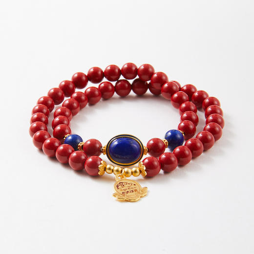 朱砂双圈手串 商品图2