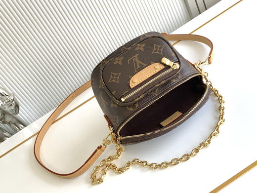 秋冬特惠💰1150 渠道级LV【全钢五金 动态变码芯片】te级LV 全套包装 M82335老花 本款Mini Bumbag手袋 商品图7