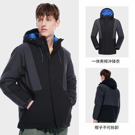 骆驼冲锋衣299.9元（线上线下同步销售，不一定有货，介意勿拍）613215-GY