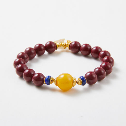 朱砂蜜蜡挂坠手串 商品图5