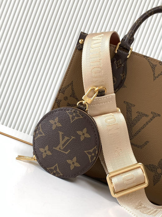 秋冬特惠💰1170 渠道级LV【全钢五金 MB163c01变码芯片】te级LV 全套包装 M46373 本款 OnTheGo小号手袋 商品图4