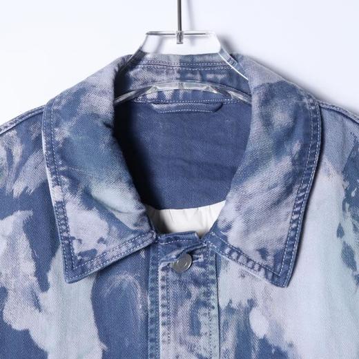 85098SDSA男士秋冬新款痞帅男装潮牌扎染牛仔翻领羽绒服外套百搭时尚 商品图2