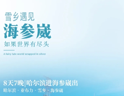 【雪乡遇见海参崴】8天7晚 | 哈尔滨-横道河子-亚布力-雪乡-海参崴（价格为定金！）