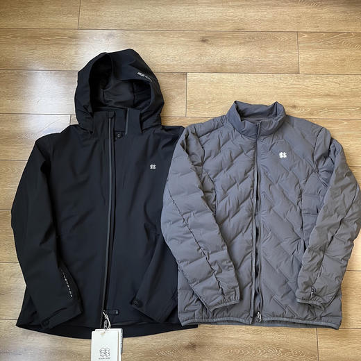 原单 正品 KL可隆 正品男士鹅绒三合一羽绒服！原价3900！可单穿可叠穿，一件顶三件。

黑色 浅绿色L XL XXL 3XL 商品图1