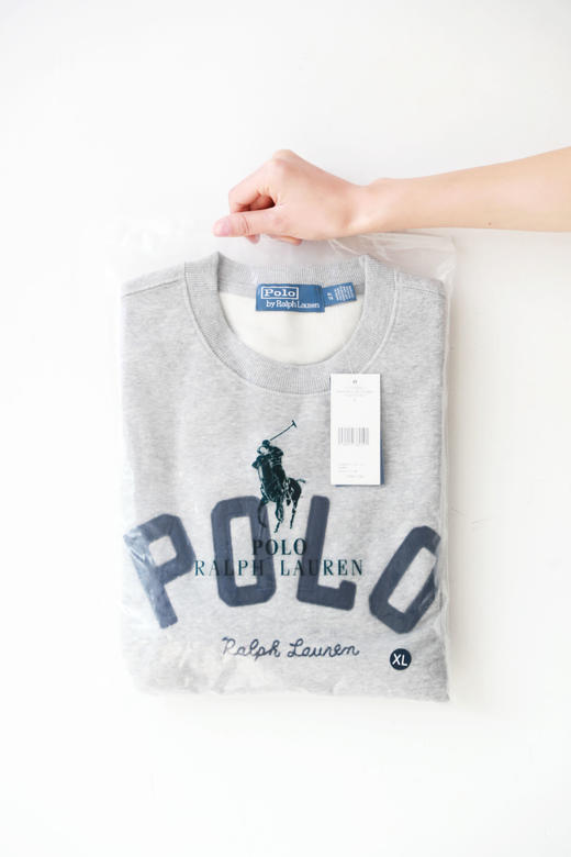 胸口字母刺绣+内里加绒，出口首尔。圆领宽松情侣长袖卫衣C112468 商品图13