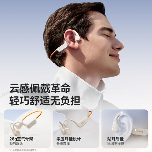 【小舒阳光铺子】sanag塞那B33S骨传导蓝牙耳机 无线专业运动跑步骑行户外开放式游泳耳机IP68级防水防汗32G 商品图2