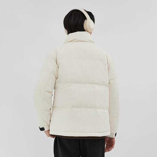 【新品上新】HX 冬季短款立领羽绒服轻便舒适90白鸭绒S100444099101/02 商品图4