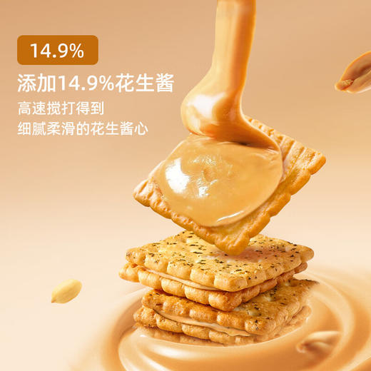 马奇新新 力士花生黄油味夹心饼干190g*2袋 商品图1