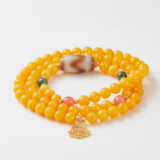 蜜蜡老色多圈手串 商品图1