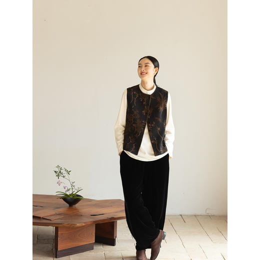 牧衣游原创 进口菊提花毛呢马夹 限量福利款 静心澜不支持会员折 商品图2