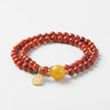 南红蜜蜡双圈手串 商品缩略图1