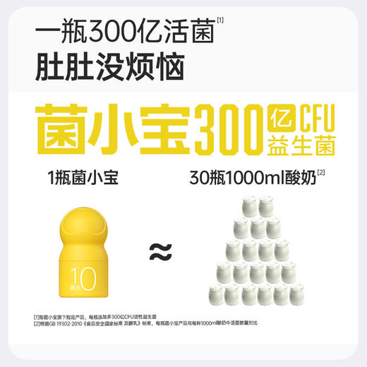 【益康众享】菌小宝[太空10号]萌乐益生菌 30瓶/舱 x3 商品图4