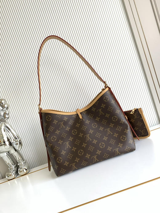 秋冬特惠💰1170 渠道级LV 加强版【全钢五金 MB163c01动态变码芯片】te级LV 全套包装 M46203老花粗料 CarryAll 中号手袋 商品图1