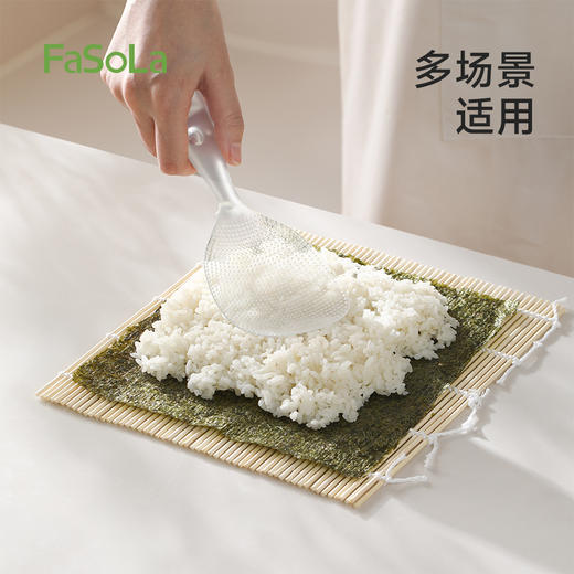 FaSoLa可立式饭勺子不粘米饭家用盛电饭煲打饭勺饭铲子耐高温不粘饭勺 商品图6