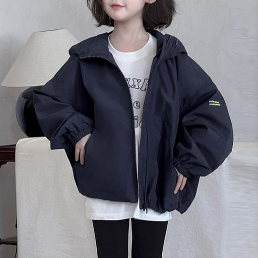 裁缝学苑TH14童装冲锋衣纸样儿童抓绒内胆软壳连帽上衣样板图纸 商品图3