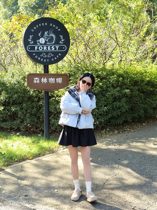 羽绒节 【2件立减30，3件立减50，4件立减80】【板娘同款 短款羽绒服】格子复古时尚 很有年轻活力气息~湖州仓 商品图10