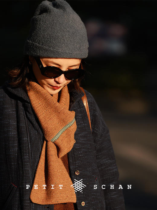 PETIT SCHAN小闪 CLO#971 Snug-Fitting Coat 小袄子 进口双层色织3M黑科技高效暖绒短款棉服外套 商品图1