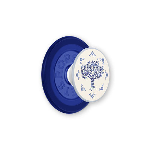 【海岸一日】橄榄树之砖 MAGSAFE磁吸 Round圆啪嗒系列 蓝色 植物花卉 商品图0