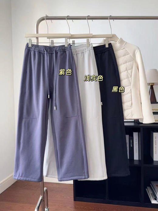 QUAN7761软壳加绒鹅绒裤 商品图0